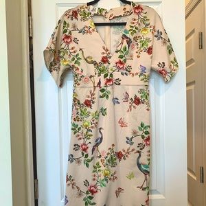 Anthropologie Floral Midi Dress